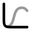 Chartlinedata icon with bulk rounded style