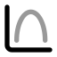 Chartmaximum icon with solid standard style