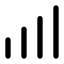 Chartnoaxescolumnincreasing icon with solid rounded style