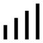 Chartnoaxescolumnincreasing icon with solid sharp style
