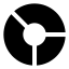 Chartring icon with solid sharp style