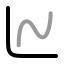 Chartspline icon with twotone rounded style