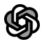 Chatgpt icon with duotone rounded style