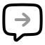 Chatoutcome icon with twotone rounded style