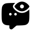 Chatpreview icon with solid rounded style