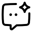 Chatspark icon with stroke standard style