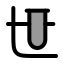 Chemistry icon with duotone rounded style