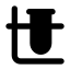 Chemistry icon with solid standard style