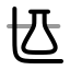 Chemistry icon with twotone rounded style