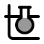 Chemistry icon with duotone standard style