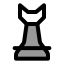 Chess icon with duotone standard style