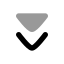 Chevronsdown icon with bulk rounded style