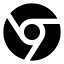 Chrome icon with solid sharp style