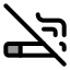Cigaretteoff icon with duotone standard style