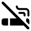 Cigaretteoff icon with solid standard style