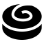 Cinnamonroll icon with solid sharp style
