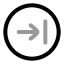 Circlearrowright icon with twotone rounded style