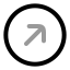 Circlearrowupright icon with twotone rounded style
