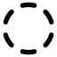 Circledashed icon with solid standard style