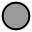 Circle icon with duotone rounded style