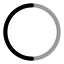 Circle icon with twotone rounded style