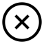 Circlex icon with stroke sharp style