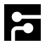 Circuitboard icon with solid sharp style