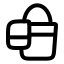 Cleaningbucket icon with stroke rounded style