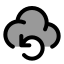 Cloudbackup icon with duotone standard style