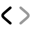 Codesimple icon with bulk rounded style