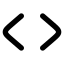 Codesimple icon with solid rounded style