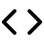 Codesimple icon with solid standard style