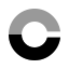 Coinbase icon with bulk rounded style