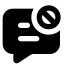 Commentblock icon with solid standard style