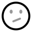 Confused icon with twotone rounded style