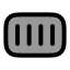 Container icon with duotone rounded style