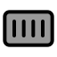 Container icon with duotone standard style