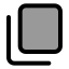 Copy icon with duotone standard style