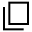 Copy icon with stroke sharp style