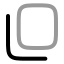 Copy icon with twotone rounded style