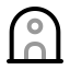 Cottage icon with twotone rounded style