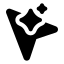 Cursormagicselection icon with solid standard style