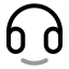 Customerservice icon with twotone rounded style