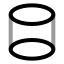 Cylinder icon with twotone rounded style