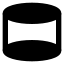 Cylinder icon with solid standard style