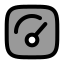 Dashboardspeed icon with duotone rounded style