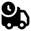 Deliverydelay icon with solid rounded style