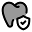 Dentalcare icon with duotone standard style