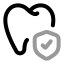 Dentalcare icon with twotone rounded style