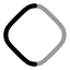 Diamond icon with twotone rounded style